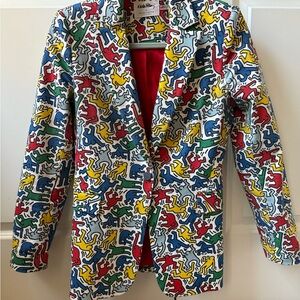 Alice + Olivia Keith Haring blazer